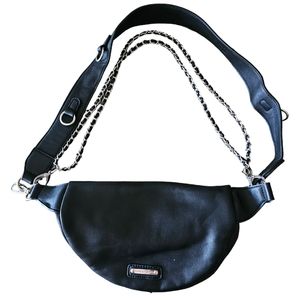 Like Dreams Faux Leather Convertible black belt bag